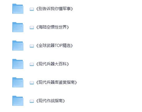 世界现代兵器库套装:军迷典藏级兵器鉴赏与作战指南PDF合集