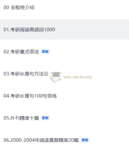 飞飞老师2027考研英语全程班系统课程