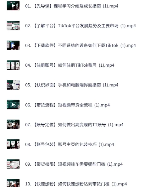 TikTok达人运营实操:从零基础到变现全流程