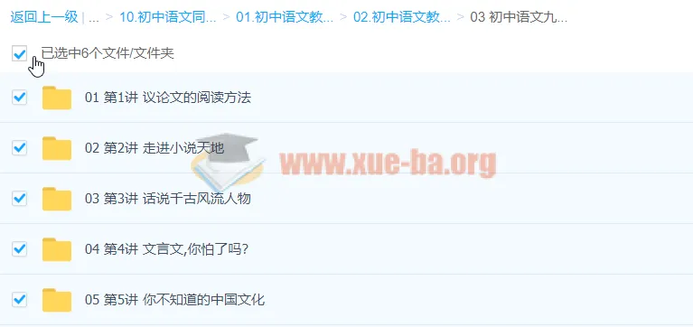 初中语文九年级系统课程·赵成程精讲
