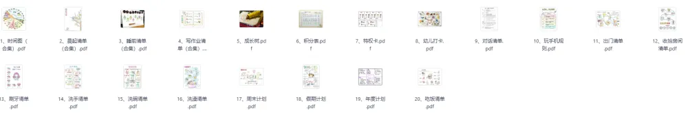 高效学习与生活管理必备:计划表、姓名牌、阅读记录卡、时间管理工具、课程表合集
