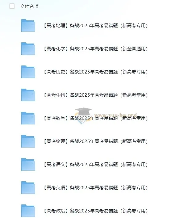 2025新高考易错题精讲精练(全科Word版)