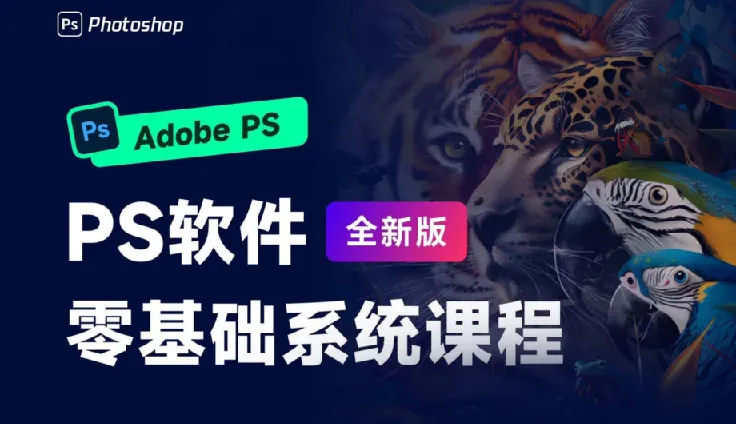 PS零基础设计班系统视频课程（30节录播课）