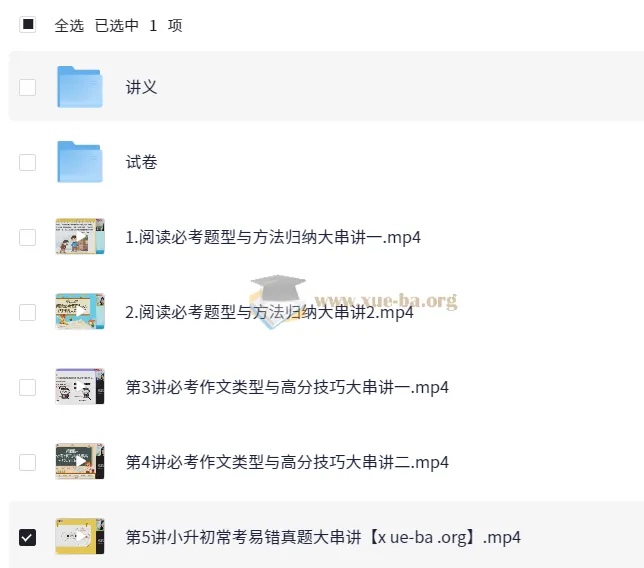 六年级语文冲刺课·刘婷｜小升初阅读作文真题精讲