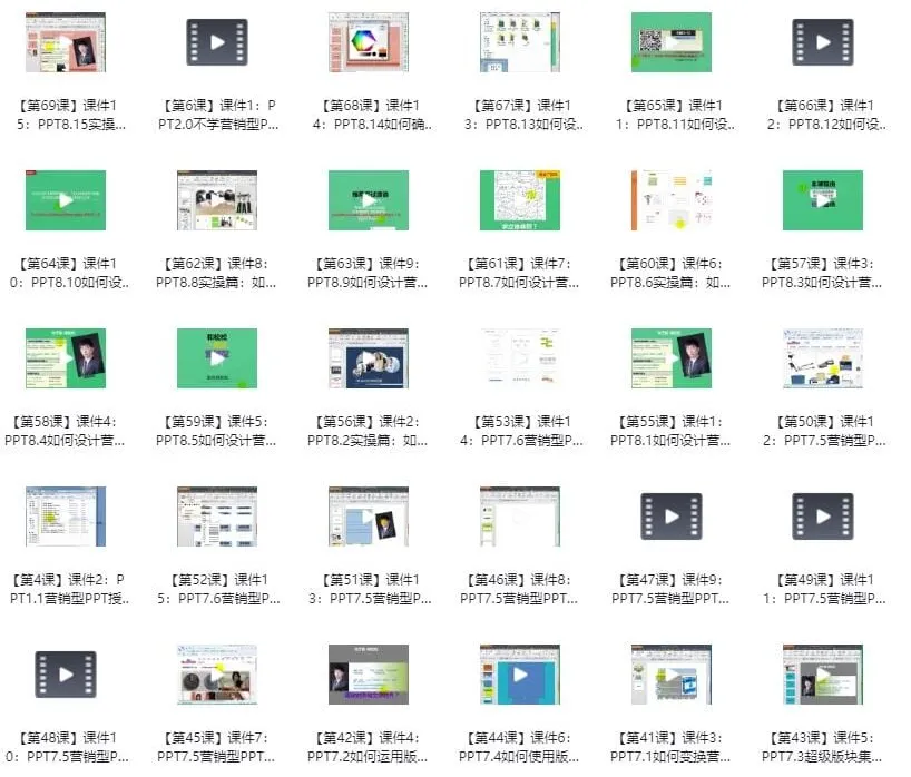 《3天变身营销型PPT高手》全套课程