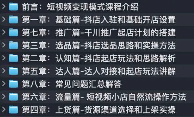 短视频电商实战课:从零起步到稳定盈利的完整变现指南