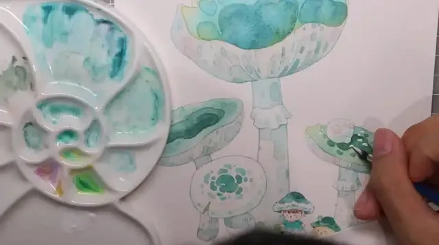 小可鲁贝洛斯水彩第14期课:14节系统课程带你掌握水彩绘画核心技法