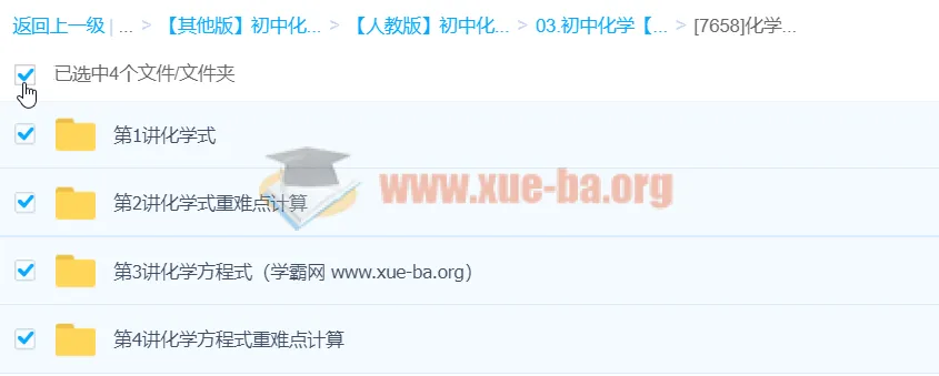 初中化学化学式与化学方程式计算重点突破精讲