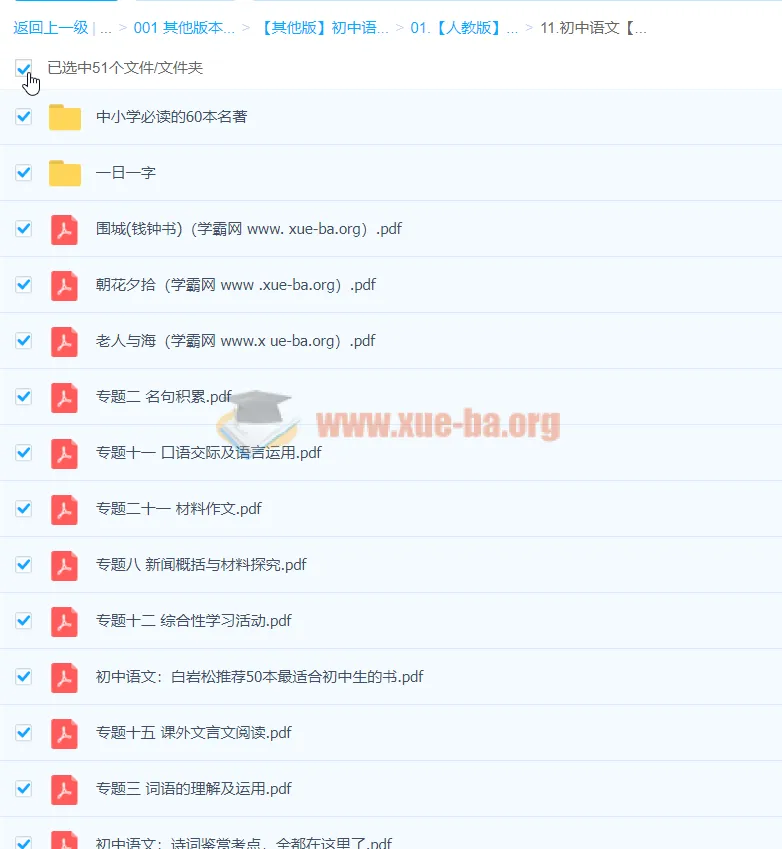 初中语文知识点合集：名著导读、专题突破与写作技巧一站式收录