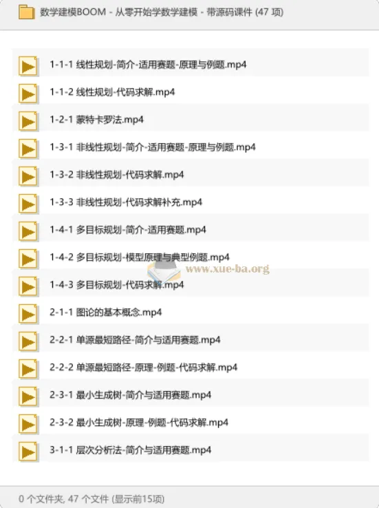 数学建模BOOM:从零到一系统掌握数学建模实战技巧(附源码课件)