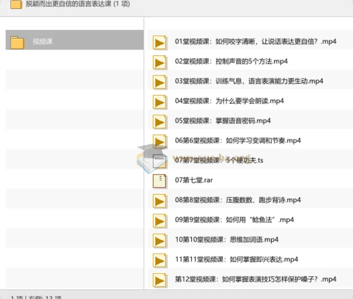 脱颖而出更自信的语言表达课