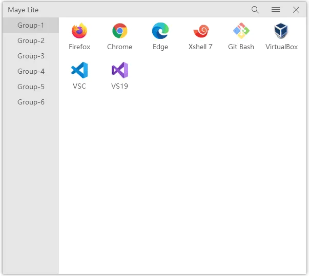 Maye Lite v12.6.0 轻量简洁的快速启动工具