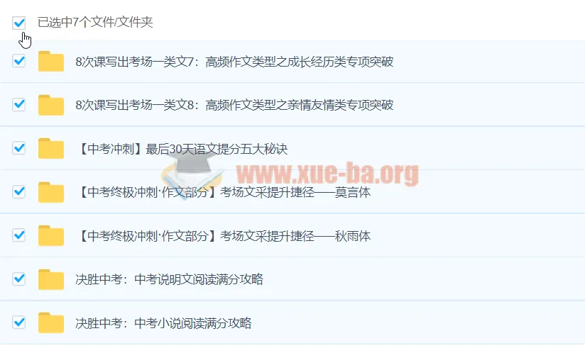 初中语文专题包:中考阅读与作文冲刺提分攻略合集