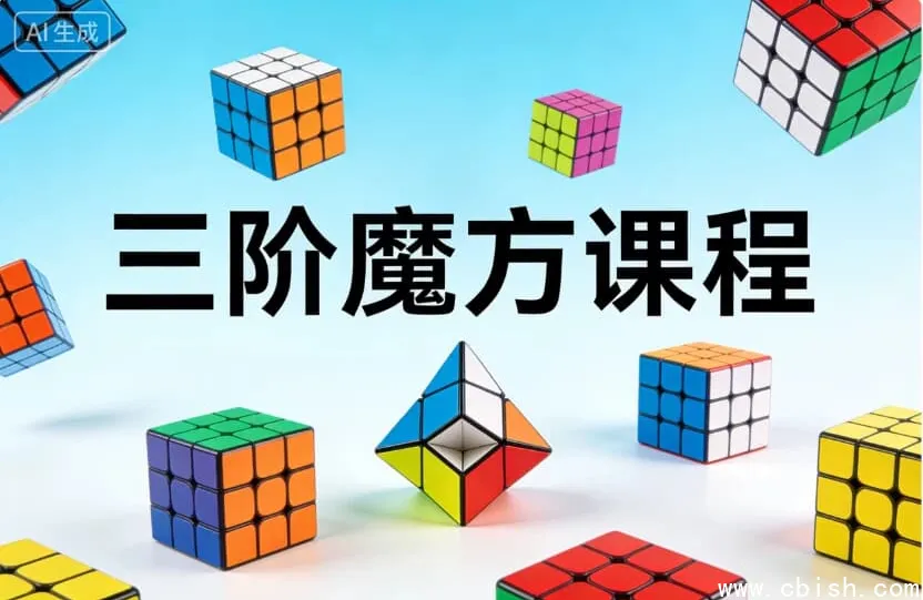 三阶魔方入门课程:系统化教学,从零基础到轻松复原