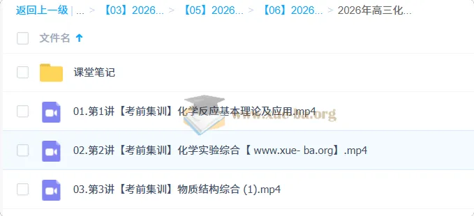 李伟2026高三化学密训班,考前集训核心考点突破