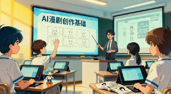 周老师AI漫剧创作全流程实战课：从零基础到爆款变现