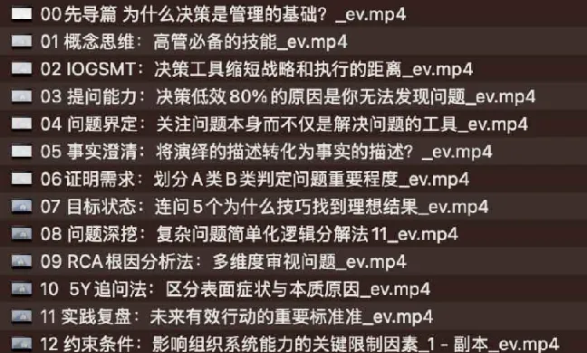 关苏哲《如何快速做决策之技能提升六步法》课程 高阶管理者决策力进阶指南