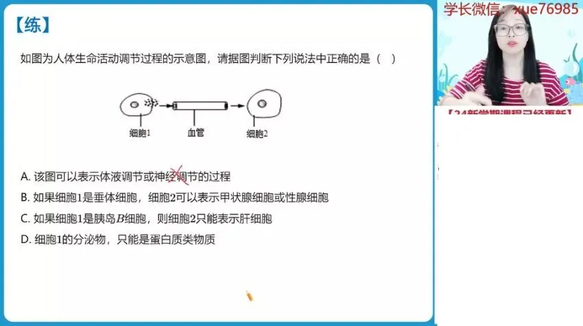 2024高二生物周云秋季提升班:课堂笔记+视频精讲全套