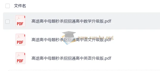 高途高中母题秒杀招招通 高中数学语文英语通用解题方法PDF