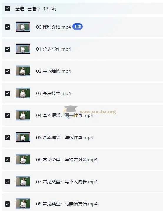 高分考试作文12讲完结课程 覆盖分步写作与常见题型框架