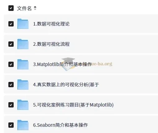 Python数据可视化从入门到实战 万门大学完整课程
