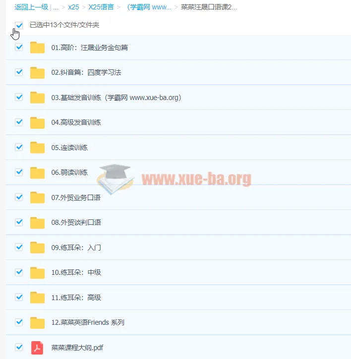 菜菜汪晟口语课2.0:从发音纠音到外贸谈判的系统口语训练