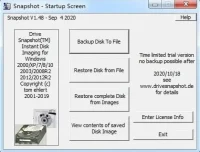 Drive SnapShot汉化版：强大的系统热备份软件