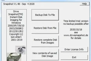 Drive SnapShot汉化版：强大的系统热备份软件