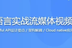 Go语言实战流媒体视频网站开发课程：源码课件全掌握