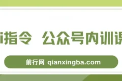 AI指令与公众号内训课：掌握底层逻辑（7节课）