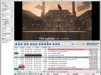 开源字幕编辑利器：Subtitle Workshop v6.2.12 中文免费版