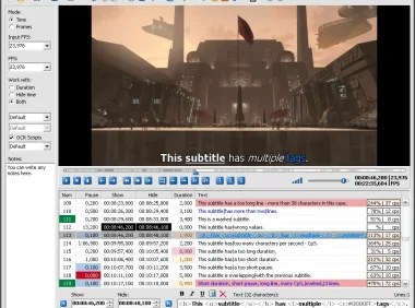 开源字幕编辑利器：Subtitle Workshop v6.2.12 中文免费版
