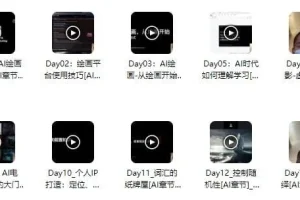 野菩萨AI绘画资深课：开启全新创作视野，重构知识未来