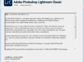 Lightroom Classic 9.4 SP直装软件