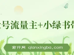 公众号流量主与小绿书带货：小白轻松日入过千项目