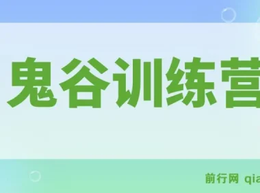 鬼谷训练营：从4大维度洞察商业，突破企业发展困局