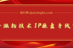 知乎涨粉技术IP操盘手线下课程