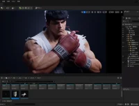 街头霸王隆UE5次世代游戏角色制作全流程