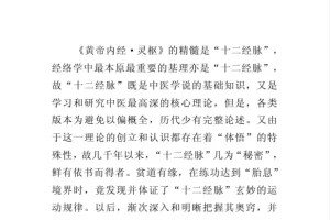 《黄帝内经十二经脉揭秘与应用》：探索中医经络奥秘