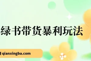 小绿书带货玩法：公众号流量红利，零基础轻松获利