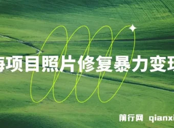 蓝海照片修复变现教程：无门槛小白项目