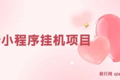 小程序挂机项目：独家脚本实现挂机收益