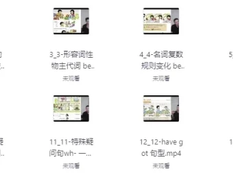 英语语法精讲课程：全面掌握语法要点