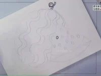 儿童蜡笔画入门：零基础学画水果蔬菜教程