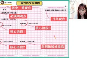 作业帮2024高中语文十一特训：作文古文语基突破