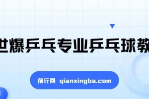 全世爆专业乒乓球教学课程