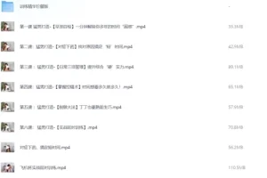 男性能力增强教程《男性训练精华》