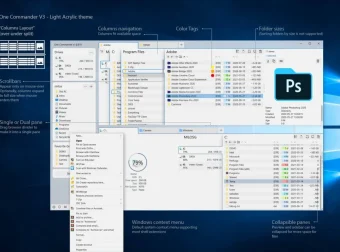 One Commander 文件管理器：Windows 高颜值多能工具