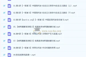 王海萌 2026高三高考历史 一轮暑假班秋季班 更新中