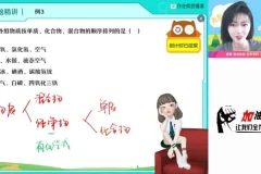 杨雯智初三化学S班2024暑假课程